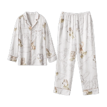Manxi confinement home clothes pure cotton postpartum maternity nursing pajamas womens autumn clothes autumn trousers autumn and winter pure cotton thermal underwear