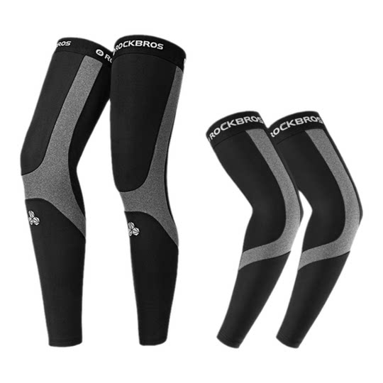 Calentadores de piernas cálidos Rock Brothers para hombres y mujeres corriendo polar