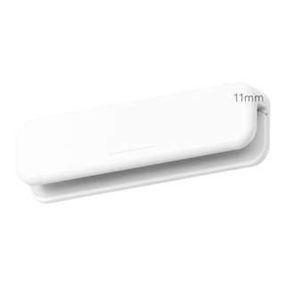 LEYIX洁面夹免打孔壁挂式牙膏置物架洗面奶收纳夹子白色塑料粘钩