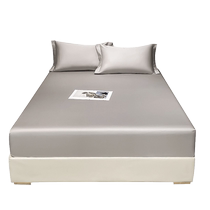 Pure cotton fitted sheet single piece 2024 new bedspread cotton sheet Simmons mattress protector cover bed cover three-piece set