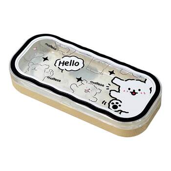 Line glasses box portable and anti-fall for women