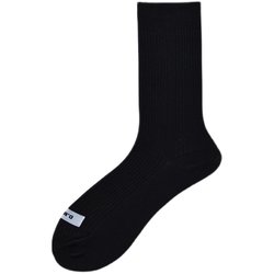 ຖົງຕີນຜູ້ຊາຍ D.M ບາງກາງ-calf socks ທຸລະກິດບາດເຈັບແລະສັນຍາລັກຂອງຖົງຕີນຝ້າຍບໍລິສຸດສີດໍາແລະສີຂາວງ່າຍດາຍ