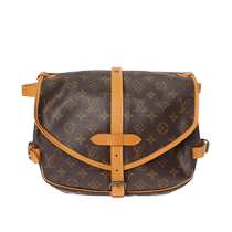 (Self-operated) Second-hand LV Louis Vuitton 95 new canvas Gemini large single shoulder vegetable tanned leather interior update