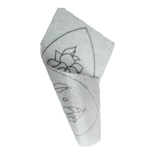 毛衣刺绣贴纸手工diy布贴T恤毛衣上衣牛仔玫瑰水溶无纺布背胶自粘