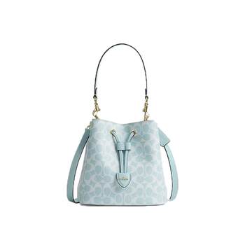 Coach official outlet women's rowan shoulder crossbody handbag presbyopia bucket bag cez36