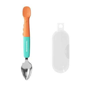 Royal Pet Baby Stainless Steel Fruit Double-Headed Scraper Baby Fruit Puree Spoon Supplementary Food Tool Children's Apple Puree Spoon