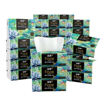Jierou paper towels oil painting paper towels 4-layer toilet paper napkins 80 pieces 48 ​​packs household affordable facial tissues
