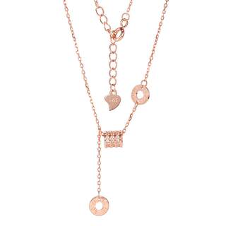 Zhou dasheng's small waist silver necklace