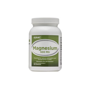 High concentration of magnesium 500mg 120 tablets gnc jiananxi