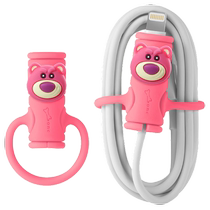 Bone data cable protective cover is suitable for Apple usbc cartoon silicone storage cable tied to iPhone15pro mobile phone 20w fast charging charging head ipad Huawei tpyec double head