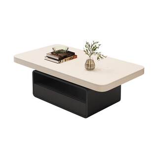 Medieval style slate rectangular italian minimalist coffee table