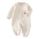 Baby winter warm quilted baby outing jumpsuit