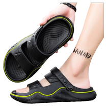 Sports sandals for men summer outer wear anti-slip poop-feeling driving soft-soled sports sandals mens wading beach shoes