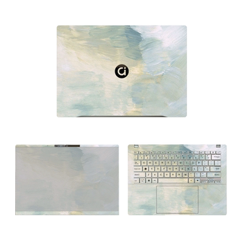 Laptop stickers are easy to stick without glue