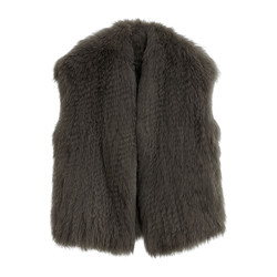 Aqiqi 2023 ລະດູຫນາວແບບໃຫມ່ vest fox fur vest ສໍາລັບແມ່ຍິງສອງດ້ານ braided fur coat ສັ້ນຄົນອັບເດດ: