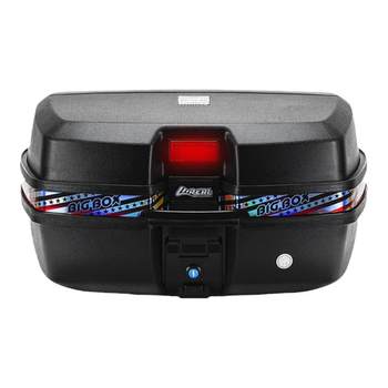 Extra large capacity rerl motorcycle trunk anti-fall