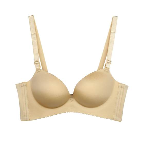 Lin Ximeng Lingerie Women's Small Chest Gathering Type, Collar Breast Adjustment Type, Comfortable and Traceless Bra, Top Support, Anti sagging Bra