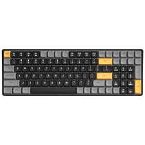 爱国者A100机械键盘无线电竞游戏办公台式笔记本黄轴青轴有线键盘