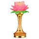 Lampe lotus domestique LED Lampe Guanyin pour Bouddha Lampe Changming Lampe de table Bouddha Lampe Bodhisattva Lampe hommage pour lampe lotus colorée