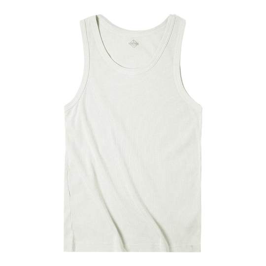 Maden Workwear American retro white threaded hurdle vest