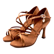 Emperor Dance Master female adult Latin dance shoes short medium and high heel professional soft-soled dance shoes performance competition summer new style