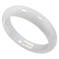 (Self-operated) Qianyu Pickup Burmese natural A-grade jade moist pure elegant refreshing old and delicate jade bracelet wide bracelet