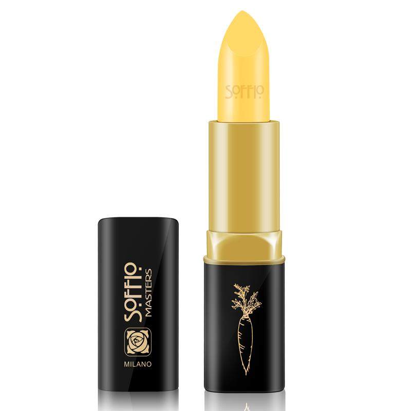 索菲欧胡萝卜素温变口红唇膏滋润防干裂女补水保湿变色打底润唇膏