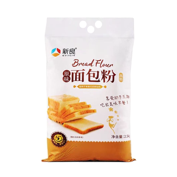 Xinliang original bread flour 2.5kg bagged high-gluten flour with rich wheat aroma for home baking