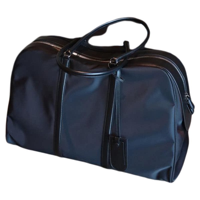 New ultra-light spliced sports large-capacity travel bag nylon and cowhide simple fashion handbag computer bag