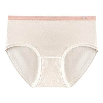 Class a baby cotton whole body 5a antibacterial mid-waist underwear for women