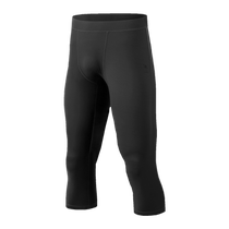 Camel Fitness Pants Mens 2024 Spring and Summer New Quick-Drying Tight Training Stretch Leggings Running Sports Capri Pants