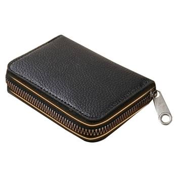 Card bag for men's anti-demagnetization driving license wallet anti-theft swipe large-capacity bank card driver's license change storage bag