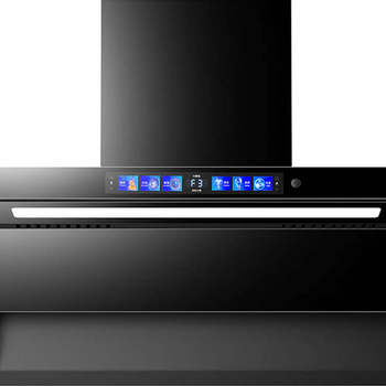 Sakura range hood household kitchen no-disassembly and washable large suction range hood gas stove set