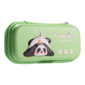 Panda pencil bag deli cartoon large capacity pencil bag