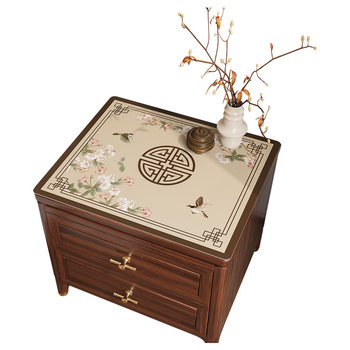Bedside table mat oil-proof, stain-proof and easy to clean chinese pattern Bedside table mat oil-proof, stain-proof and easy to clean chinese pattern