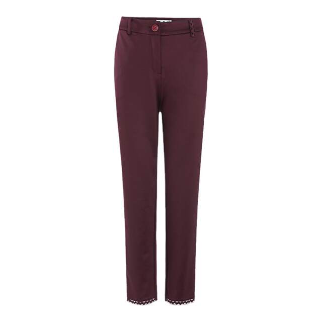 Shengyu Bamboo Pencil Pants Slim Mid Rise