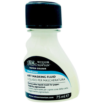 Winsor & Newton Watercolor Masking Fluid Professional Masking Glue Watercolor Paint Covering Liquid Student Art Painting Watercolor Medium Tool Painting Special Glue