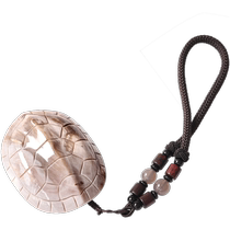 Stone carvings natural wood petrified turtle shell handle pieces personalized hand-carved cultural toys handicrafts ornaments pendants