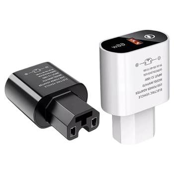 Electric vehicle mobile phone charger 120w super fast charging 12v48v60v72 volt universal usb car charging plug type