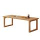 All solid wood rectangular table for living room