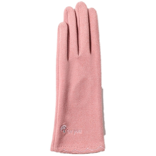 Women's Spring and Autumn German Velvet Warm Gloves