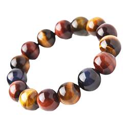 ສີທໍາມະຊາດ tiger eye stone bracelet 6-16mm official flagship store tiger eye stone beads loose beads beaded bracelets for men and women