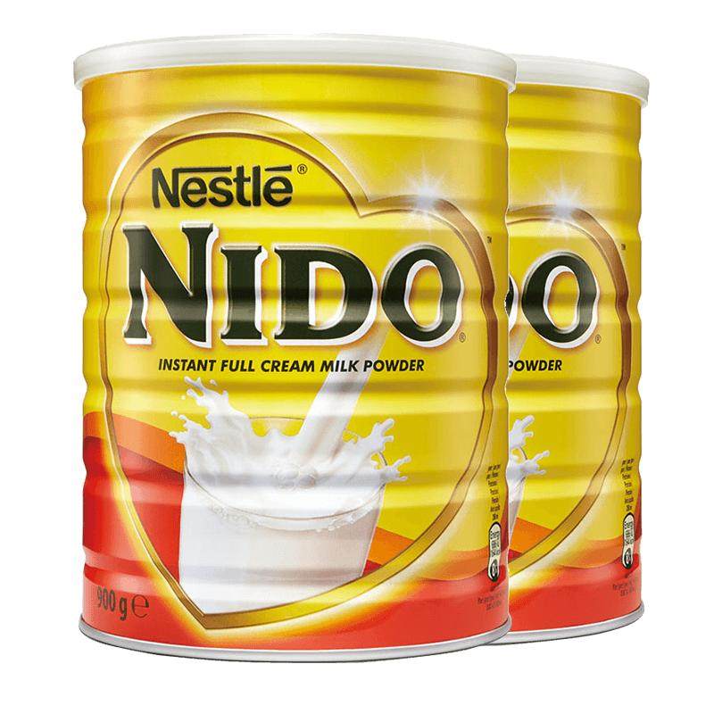 Nestle雀巢|荷兰进口全脂高钙成人学生nido牛奶粉高蛋白900g*2罐