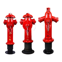 National Standard Outdoor Fire Hydrant SS100 SS150 65-1 6 Nouveau type de chiffrement au sol Bolt Aboveground Fire Hydrant