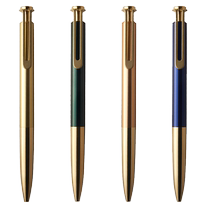 Japan SAKURA cherry blossom brass pen craftlab 008 by moving metal pen holder Pen Men Upscale Heavy Hand Metal Pen Black 0 5mm 5mm