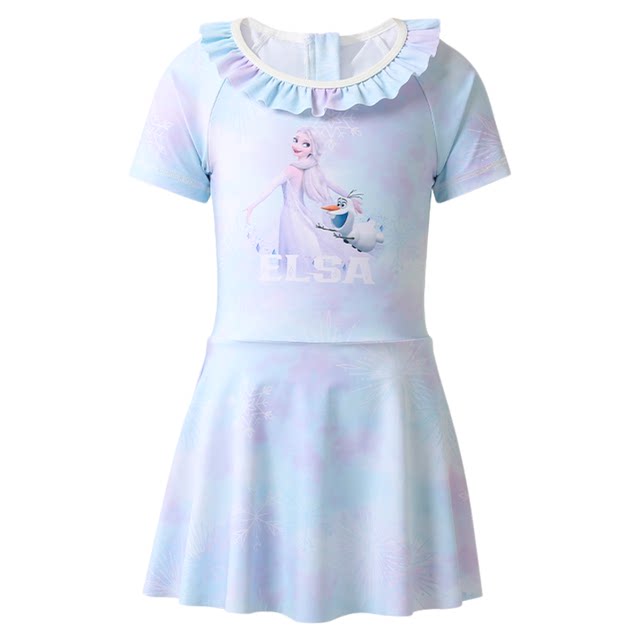 Disney Elsa swimsuit girls' dress Disney Elsa swimsuit girls' dress