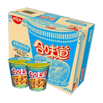 NISSIN Day Qing Instant Noodles with Spicy Seafood Flavor SEAFOOD FLAVOR Snack Snack Nighttime Snack 888g × 1 Box