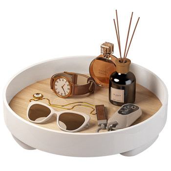 Entrance tray high-end desktop ornament storage tray