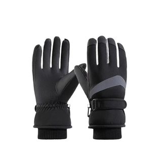 保暖手套冬季骑行男女士电动摩托车防风防寒防水滑雪加绒厚棉触屏