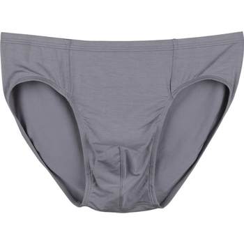 Modal large size breathable solid color men's briefs
